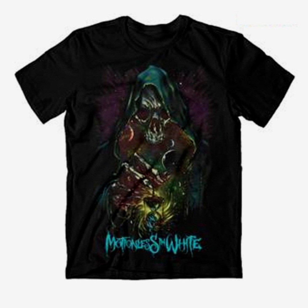 Motionless In White Grim Reaper Boyfriend T-Shirt Hot Topic Trinity Of‎ Terror